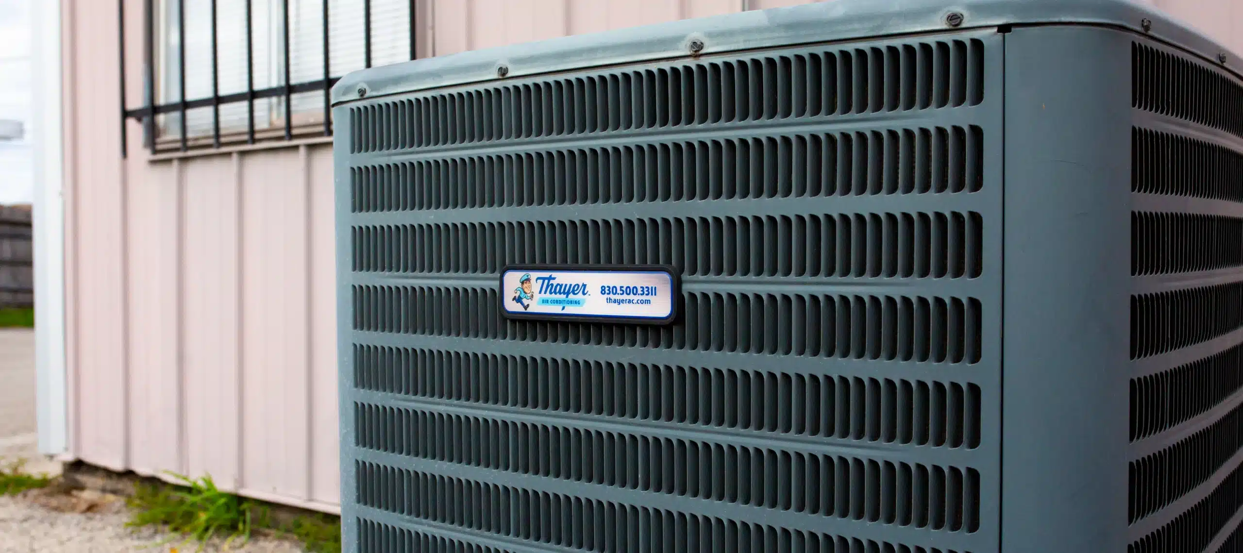 ac unit installed by Thayer Air Conditioning