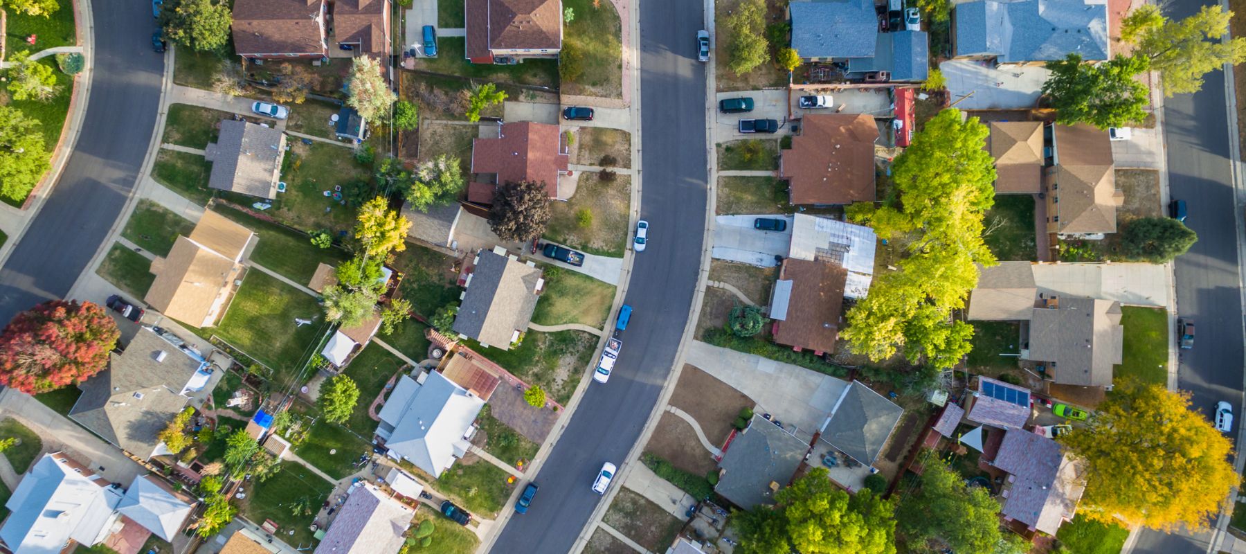 Aerial view of converse texas neighborhood